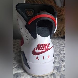 Jordan Men's Retro 6"Hare Neutral Grey/Black-White size 10